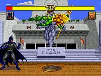 une photo d'Ã©cran de Justice League Task Force sur Sega Megadrive